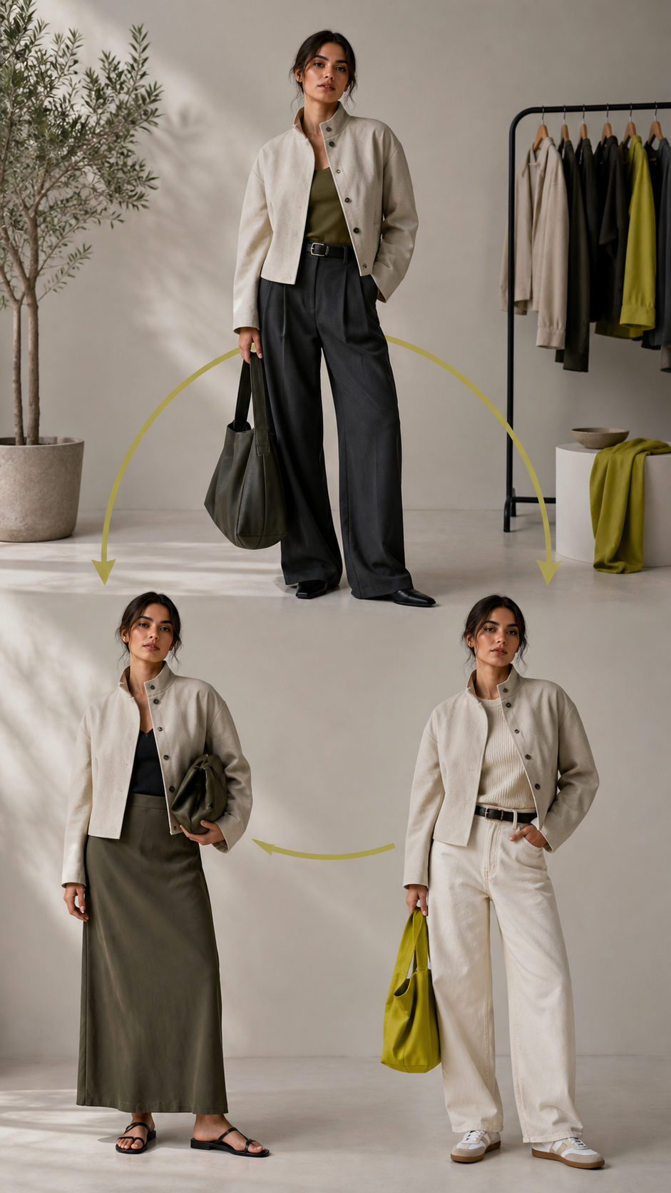 Reference image for One Jacket, Three Looks